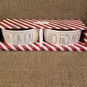 BNWT Rae Dunn dog bowls